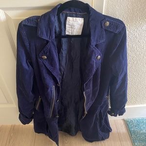 Blue free people jacket